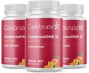 Fira vitaminer CelebrateONE 45 Chewables, 45mg Iron - När daglig bariatrisk multivitamin, väsentliga vitaminer och mineraler - Gastric Bypass & Sleeve Gastrectomy Supplement - Tropical (90 tabletter)