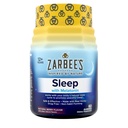 Zarbees Melatonin Gummies 3mg Sleep Supplement för att främja fredlig sömn, naturlig blandad frukt smak, vuxna Gummy Age 12 Up, 60 greve
