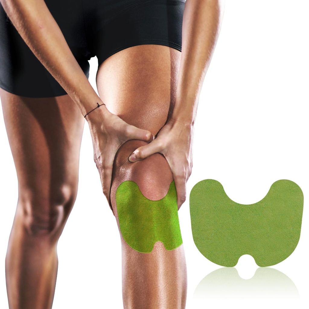 ishancare Knee Patches - 24 greve uppvärmning Herbal Plaster Maximal Strength Heat Patches, 8 timmar Deep Heating Extra Strength Joint Soreness Soothing Patch for Knees, Back, Neck, Shoulder