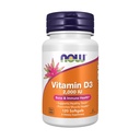 Nu kosttillskott, vitamin D-3 2000 IE, hög styrka, strukturellt stöd *, 120 Softgels