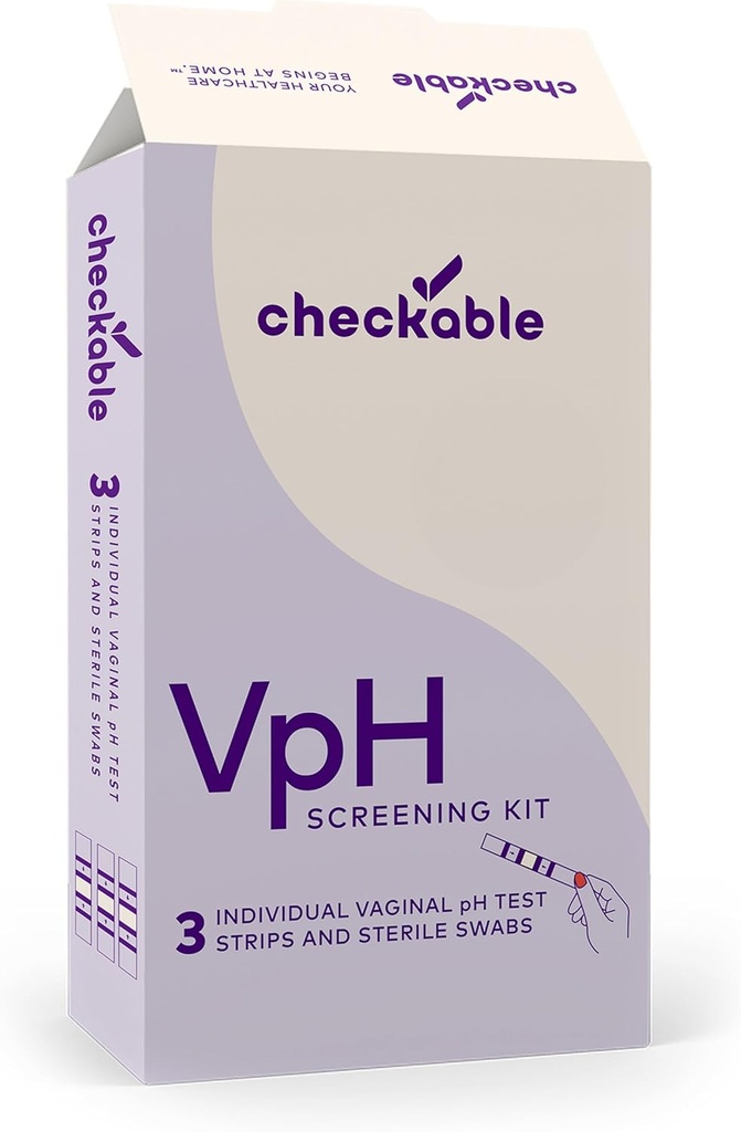 Kontrollerbara vaginala pH-testremsor, Home Yeast Infection Test Kit för kvinnor, lätt att använda, snabba och korrekta resultat för vaginal hälsa - 3 greve