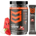 MTN OPS Ignite Trail Packs Energy Drink Powder, Gluten Free Nootropic Supplement Drink Mix, L Arginine, L Citrulline, Caffeine & Nootropic Sugar Free Drink Mix, 20 portioner, Tigers Blood