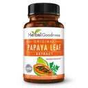 Papaya Leaf Extract Digestive Enzymes - 10X Styrka 60/600mg Veg Capsules- Blood Platelet, Bone Marrow & Spleen Support, Immune Gut & Super Digestive Health - Made in USA av Herbal Goodness