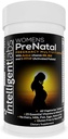 Intelligent Labs Women's Prenatal Multivitamin, 25 Essential Pregnancy Vitamins and Minerals, med 5-MTHF aktiverad folat, aktiv B12 och B6, Easy-to-Take, 2 månaders leverans