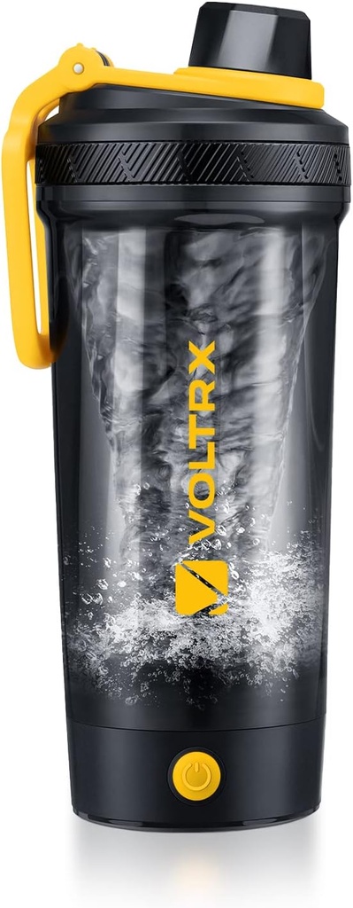 VOLTRX Shaker Bottle, Gallium USB C Rechargeable Electric Protein Shake Mixer, Shaker Cups för Protein Shakes och Meal Replacement Shakes, BPA Free, Made with Tritan, 24oz