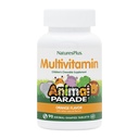 Natures Plus Animal Parade Children's Chewable Multivitamin - Orange smak - 90 djurformade tabletter - främjar hälsa och välbefinnande - vegetarisk, glutenfri - 45 portioner