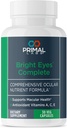Primal Health Bright Eyes Complete - Ocular & Macular Health - Clear Vision - Lutein & Zeaxanthin Formel - Hälsosam syn - Relieves Eye Strain från blått ljus - Kosttillskott - 30 kapslar