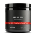 Toniiq Ultra High Purity Alpha GPC-kapslar - 600 mg koncentrerad formel - 90% + Högre renad och biotillgänglig Nootropic - 120 kapslar Alpha GPC Supplement