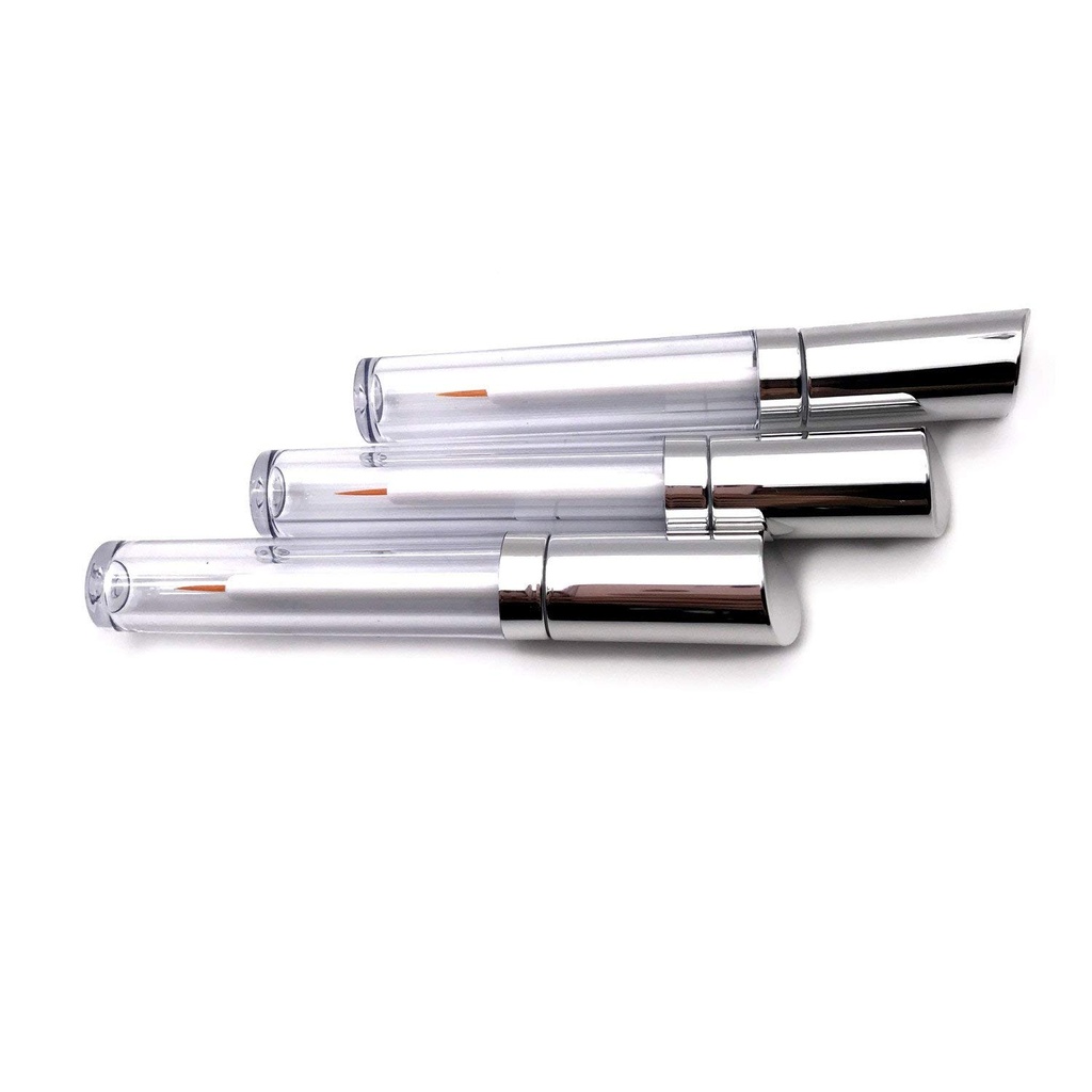 2pcs 5ml Acrylic Multi-funktionell Empty Eyelashes Tube Eyeliner Vials Bottle Containers med Wand Applicators Bäst för Eyelash / Eyebrow Growth Serum Castor Oil