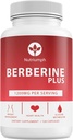 Berberine Plus 1200mg med Royal Jelly - stöder vikthantering, hjärthälsa och glukosmetabolism - 120 Vegan kapslar - icke-GMO, tillverkad i USA