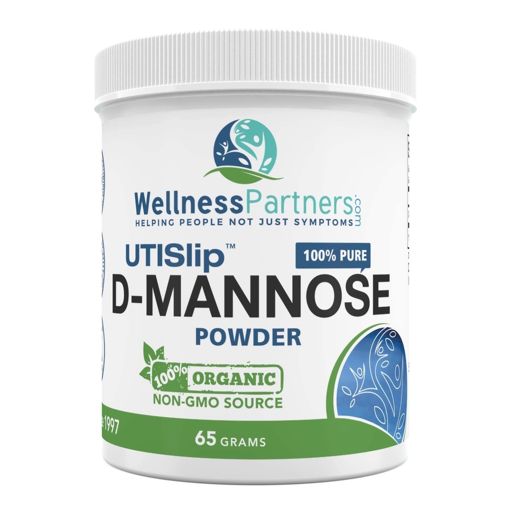 Ny UTI-Slip D Mannose Non GMO Organic Source Powder 65g burk