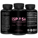 Esposa kvinnlig Libido Booster för kvinnor - Reignite Passion, Öka energi och känslighet, Boost Mood & Desire - Made in USA Natural Female Enhancement Pills med Horny Goat Weed - 60 kapslar