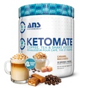 ANS Performance Ketomate Coffee Creamer med MCT Oil Powder, utsökt, sockerfri Creamer för kaffe, te och shakes, perfekt Keto Energy Powder, 20 portioner, 15oz, Caramel Macchiato