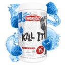 5% Nutrition Rich Piana Kill It Pre Workout Powder w/Creatine, Caffeine, Beta Alanine, Hydroprime Glycerol för pump, styrka, uthållighet | 20/40 Srvgs (40 portioner, blå hallon)