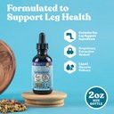 Restavin - Advanced Leg Support Supplement - Liquid Delivery för bättre absorption - Vitamin C, järn, Valerian, gurkmeja, Magnesium och mer!