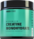 Kreatinmonohydrat Tredje part testade 50 portioner mikroniserad kreatin för styrka och återhämtning - 5 g per portion - osmakad
