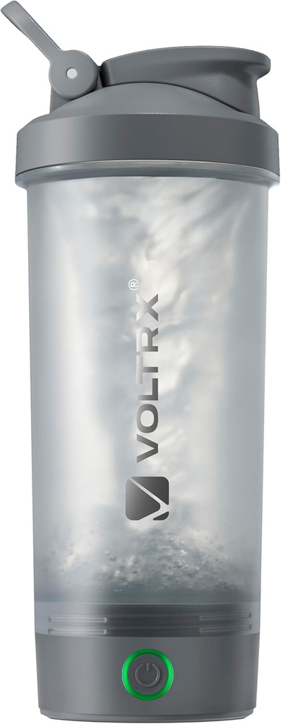 VOLTRX Protein Shaker Bottle, Merger USB C Rechargeable Electric Protein Shake Mixer, Shaker Cups för Protein Shakes och Meal Replacement Shakes, BPA Free, 24oz
