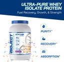 Evogen Isoject - Whey Protein Isolate | Ultra-Pure Whey Protein Powder med Ignitor Enzymes, BCAAs och EAAs | Förbättrad Absorption & Recovery | Birthday Cake | 25 Servings