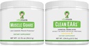VitaMonk Muscle Guard & Clean EAA Bundle, HMB, EAAs, Vitamin D, Magnesium, 9 Essential Aminosyror för muskeltillväxt, återhämtning och prestanda, Lemonade smak, inga konstgjorda sötningsmedel