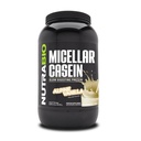 NutraBio Casein Protein Powder, Micellar Casien Powder, 25g Slow Digesting Protein, hjälper till att hålla dig full, övernattning Muscle Recovery & Growth, BCAA & EAA, Gluten Free, Soy Free, 2lb Vanilla