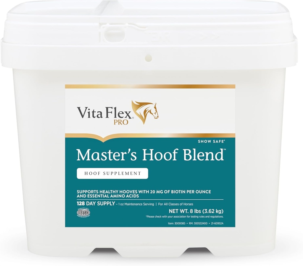 Farnam Vita Flex Master Hoof Blend Hoof hälsoformel, 128 Day Supply, 8 lb