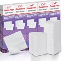 HEALQU 1000 Gauze Pads 2x2" - Soft Non-Woven 4-Ply för tandutdrag och tandprocedurer - Icke-sterila torgsvampar för första hjälpen, kirurgisk och sårklänning (5 paket av 200)