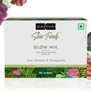 Kapiva Skin Foods Glow Mix | Ayurvedic Skin Supplement, Collagen Powder | Skincare för Glowing & Healthy Skin (30 Sachets)