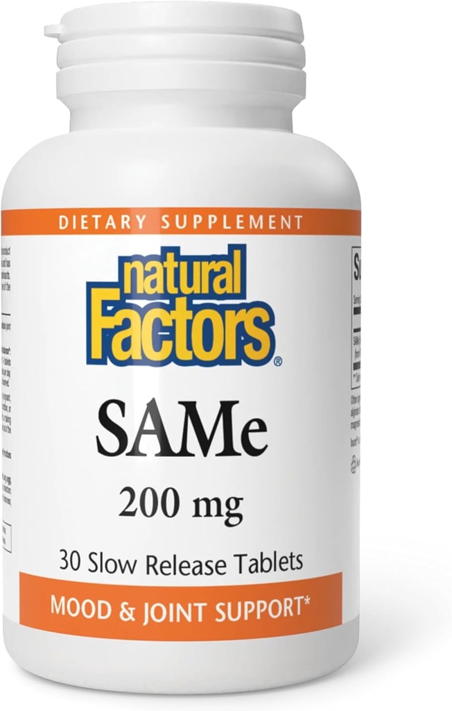 Naturliga faktorer - Samma 200mg, Joint & Mood Support, 30 Enteric Coated tabletter