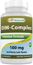 Best Naturals DIM Supplement 100 mg 120 Capsules, DIM for Estrogen Metabolism & Balance, For Menopause, Body Building, PCOS & Hormonal Acne