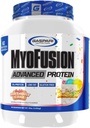Gaspari Nutrition Myofusion Advanced Protein, Protein Blend med Whey Protein, Casein Protein och Isolate Protein, Low Fat och Gluten Free (Birthday Cake, 4 Pound)
