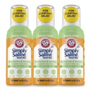 Arm & Hammer Simply Saline Moisturize & Soothe Nasal Mist, Drug-Free Moisturizing Saline Nasal Spray för omedelbar lättnad för torr näsa, 4,6 Oz (130 g), 3 Pack