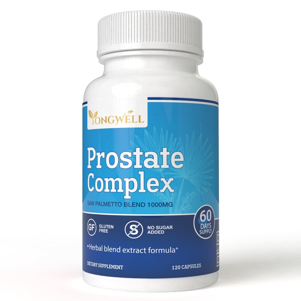Prostate Complex, Saw Palmetto Blend 1000mg (120 kapslar)