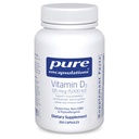 Rena inkapslingar vitamin D3 125 mcg (5,000 IE) - Tillägg för att stödja ben, gemensam, bröst, hjärta, kolon och immun hälsa * - med vitamin D - 250 kapslar