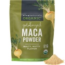 Viva Naturals Organic Maca Powder, Gelatinized, 16 oz (1 lb) - Vegan, USDA Organic, Gluten-Free, Non-GMO Peruvian Superfood i Återförsäljbar Bag