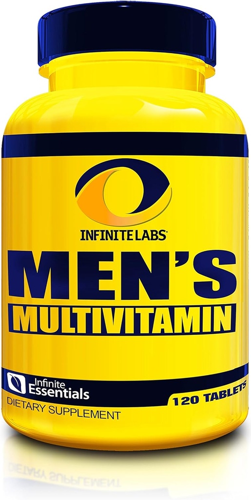 Infinite Labs Mäns multi-Vitamin tabletter, 120 greve