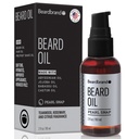 Beardbrand Beard Oil för Män med Jojoba & Vitamin E - Mjuknar Stubble, Villkor Hud & Främjar Skägg Tillväxt | Teakwood, Rosemary, & Citrus Scent | 2 fl oz