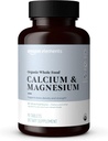 Element - Organic Whole Food Calcium & Magnesium, Vegan, Gluten Free, 90 tabletter