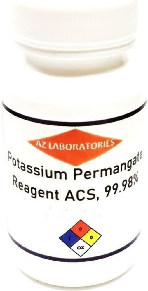 Kalium Permanganate Reagent Grade / 8 OZ / Free Flowing Powder / Detox Pro Health / Same Day Ship / USA Made / 100%