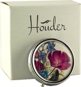 Designer Pill Box av Houder - Dekorativ Pill Case med Gift Box - Bär dina Meds i stil (Violets)