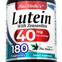 FITO MEDIC'S Lab | Lutein | 180 kapslar | 40 mg | Lutein 40mg | Lutein och zeaxanthin Supplements | Concentrate Extract | Lutein 40 mg | Lutein och zeaxanthin | zeaxanthin | Ultra high Absorption.