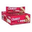 Quest Nutrition - High Protein, Low Carb, Gluten Free, Keto Friendly, 12 Count White Chocolate Raspberry