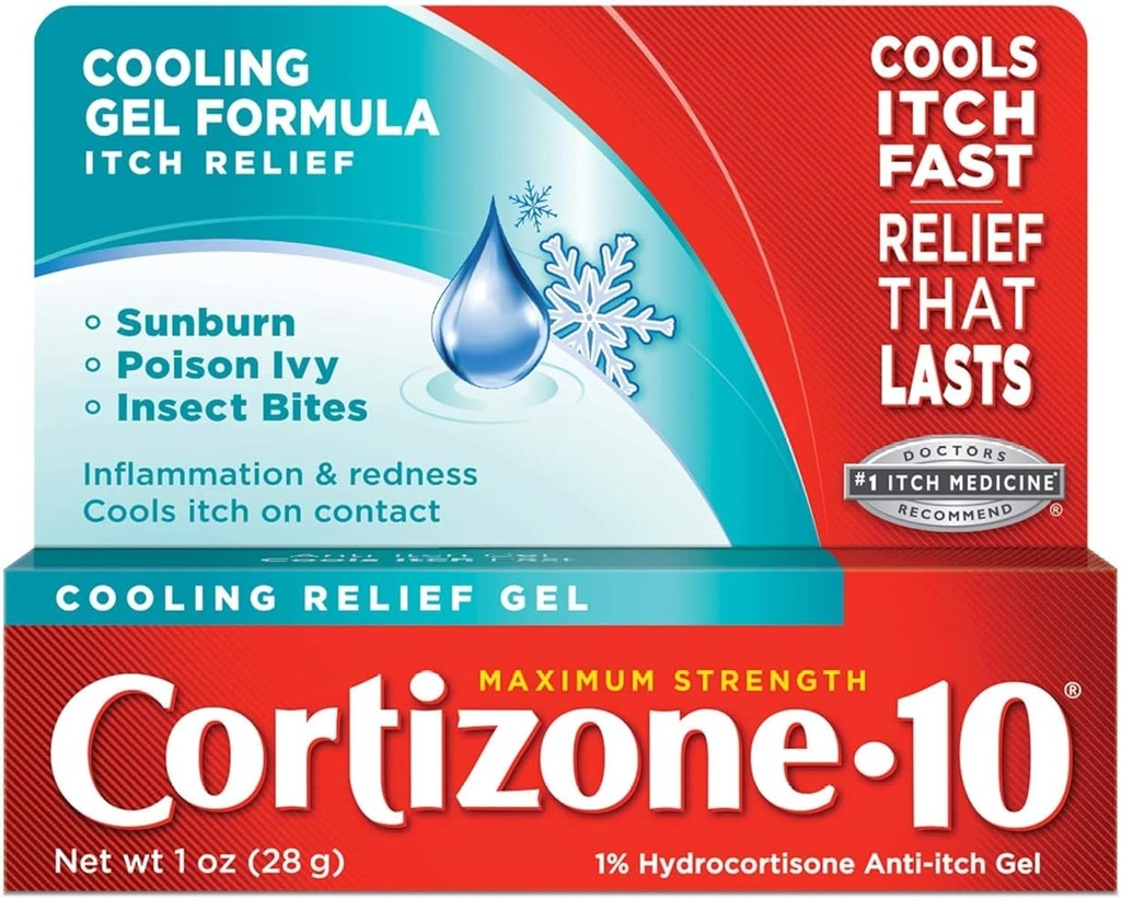 Cortizone-10 Cooling Relief Anti-Itch Gel 1 uns (Pack av 12)