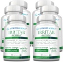Godkänd vetenskap Irritab - Natural Digestive Enzyme Support - Totalt stöd - 6 månaders leverans