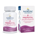 Nordic Naturals Prenatal Multivitamin för kvinnor - Dagliga vegetariska prenatala vitaminer - 22 viktiga näringsämnen, inklusive B6, folat och järn - 60 tabletter - 30 portioner