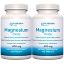 Magnesiumoxid 400mg (High Potency) Supplement | 2 Pack - Totalt 240 tabletter