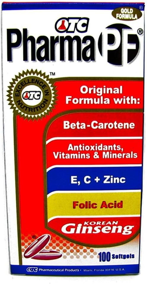 OTC Pharma PF Gold Formel Original Formel 100 Softgels Kosttillskott