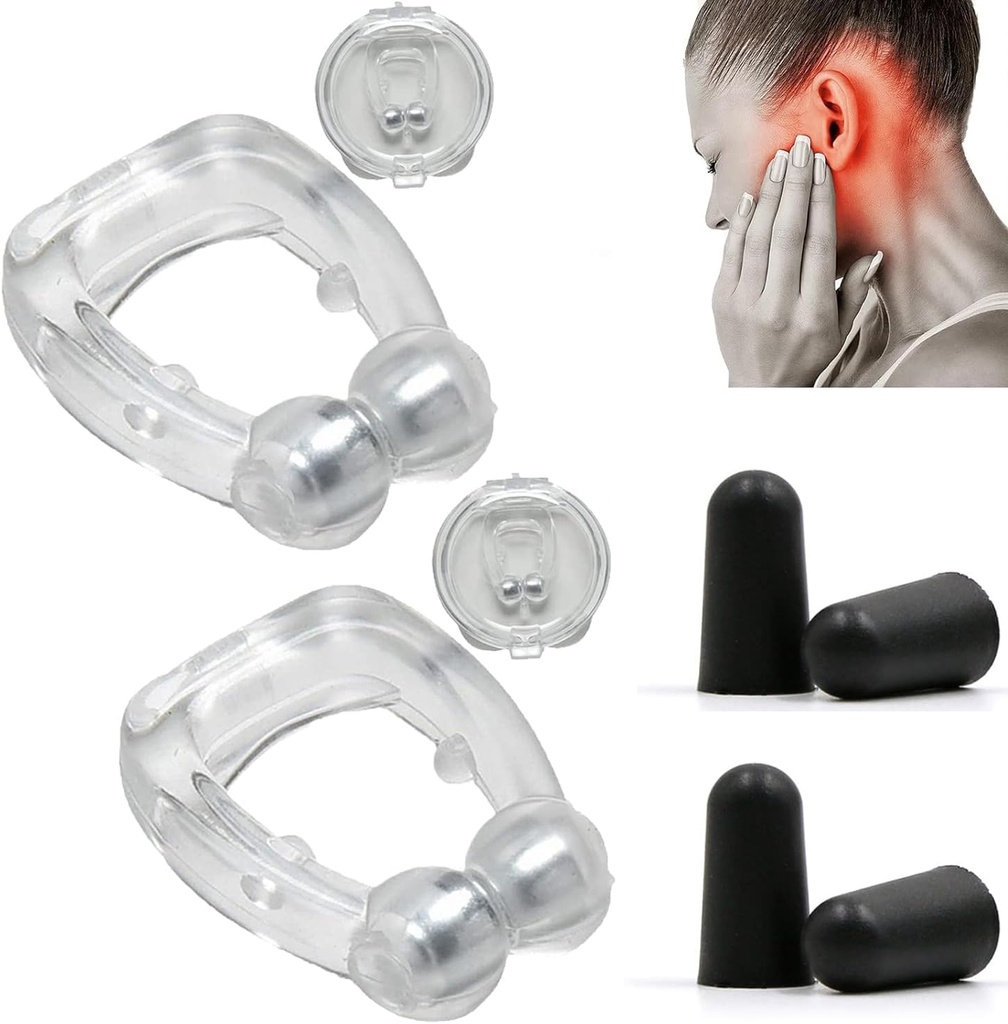 Acupeace Tinnitus Relief Device, Acupeace Anti Tinnitus Relief Ear Clip, Enhet för Stop Ear Ringinging, Tinnitus Relief för Ringing Ears -1pair