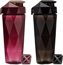 Classic 28 oz Blender Shaker Bottle | Protein Shaker Bottle med Diamond Agitator | Shaker Cup med bärande handtag och Dishwasher Safe | 2-Pack Black & Maroon