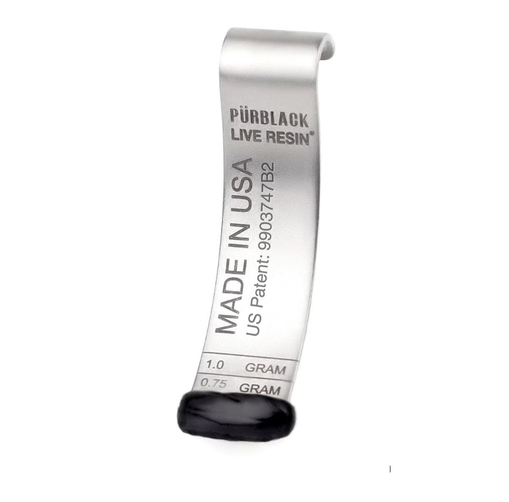 Pürblack® Pürscale för Shilajit - Patented Resin Measuring Tool med sked | Säkerställer exakt dosering, självupplösning, tidsbesparande, lukt neutraliserande | Craft Pills direkt för omedelbar konsumtion