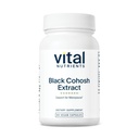 Vital Nutrients Black Cohosh Extract 250mg | Vegan Supplement för kvinnors klimakteriet, hormonbalans och PMS Support * | Gluten, Dairy och Soy Free | Non-GMO | 60 kapslar